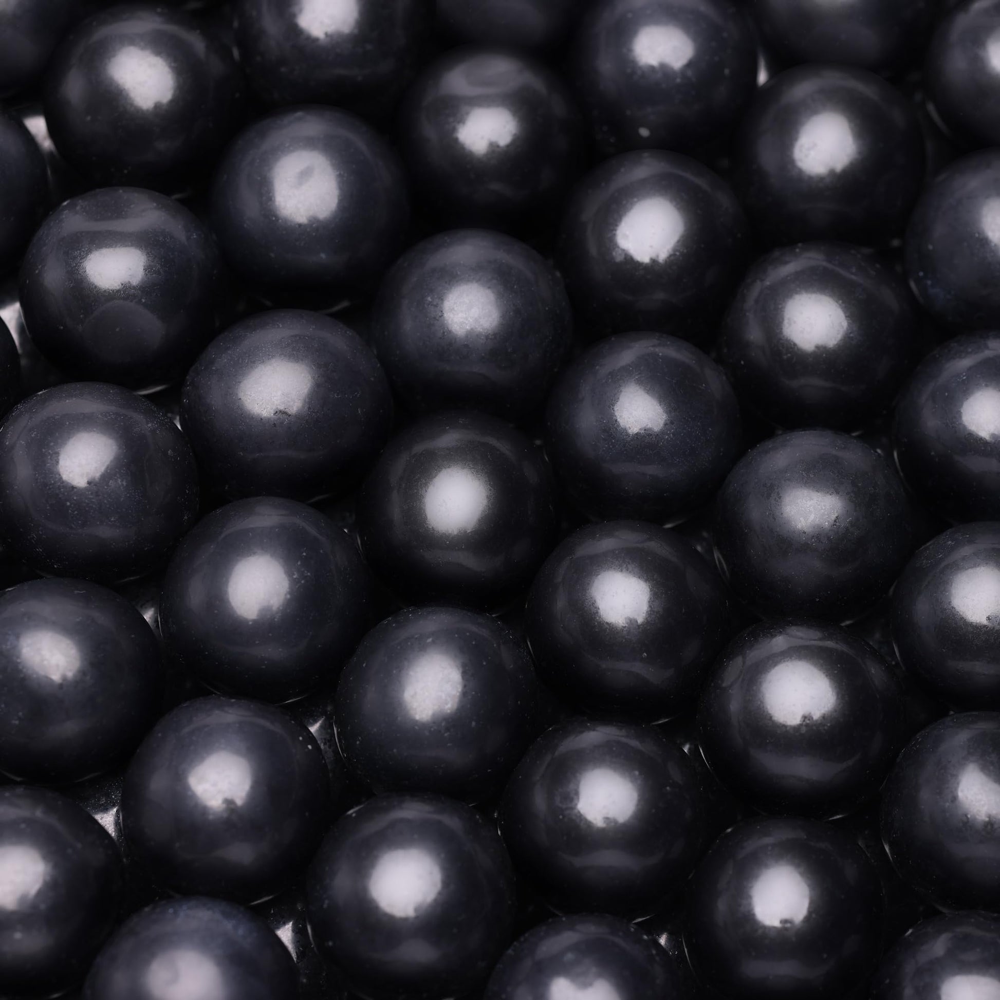 Global Gumball Gumballs - 1 Inch Black Fruit Flavored Bubble Gum - Bulk 2 Lb for Gumball Machines