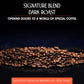 Nero Arabica Coffee Whole Bean, Smoky Bittersweet Chocolate, Cane Sugar, And Star Anise Dark Roast Coffee Beans, Specialty Coffe