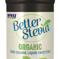 NOW Foods BetterStevia Organic Zero-Calorie Liquid Sweetener  Keto Friendly  Suitable for Diabetics  No Erythritol  16-Ounce
