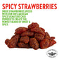 Chuza Spicy Dried Strawberries - Mexican Snacks, Chili Flavor, Natural Dried Fruit, 2 Pack