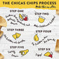 Chicas Corn Tortilla Chips - Vegan, Gluten Free, 8 oz (Pack of 4) - Perfect for Dips, Salsa, Nachos & More