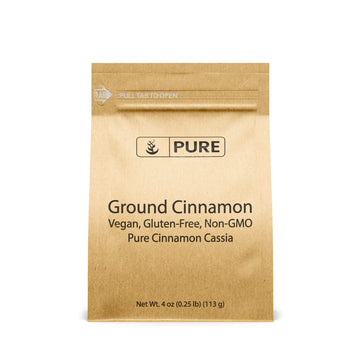 Pure Original Ingredients Ground Cinnamon (4 Oz) Pure Cinnamon Cassia, Baking & More, Strong & Flavorful
