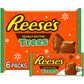 REESES Milk Chocolate Peanut Butter Trees, Christmas Stocking Stuffer Candy Packs, 1.2 oz (6 Count)