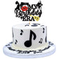 Ercadio 1 Pack Music Singer Cupcake Toppers In My Birth-Day E-R-A Cupcake Picks Popular Dance Singer Cupcake Toppers For S-Wifti