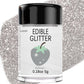 Colaele Silver Edible Glitter Powder, Food Grade Luster Dust for Cakes & Drinks, 5 grams