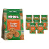 Mi-Del Ginger Snaps Organic - Crunchy Ginger Cookies Made with Real Ginger - Swedish Ginger Snaps Cookies Old Fashioned - Non-GM