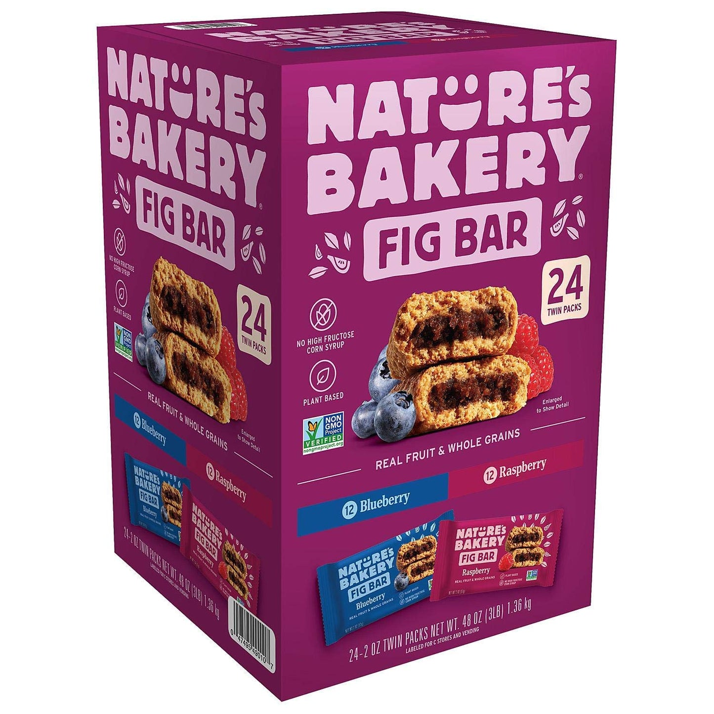 Nature'S Bakery Stone Ground Whole Wheat Fig Bar 24 Twin Pack 24 - 2Oz