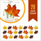 Sugar Robot Inc. Edible Fall Leaves Set of 24 - Wafer Cake & Cupcake Toppers - Mixed Leaves