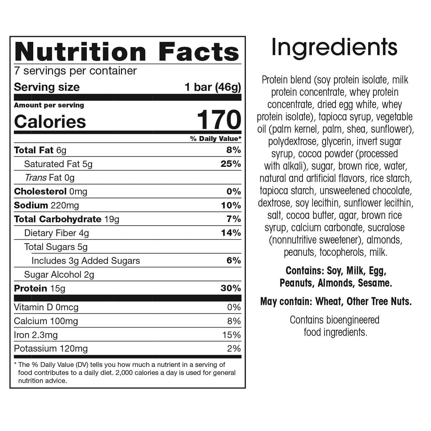 Wonderslim Protein Snack Bar, Chocolate Chip, (7Ct)