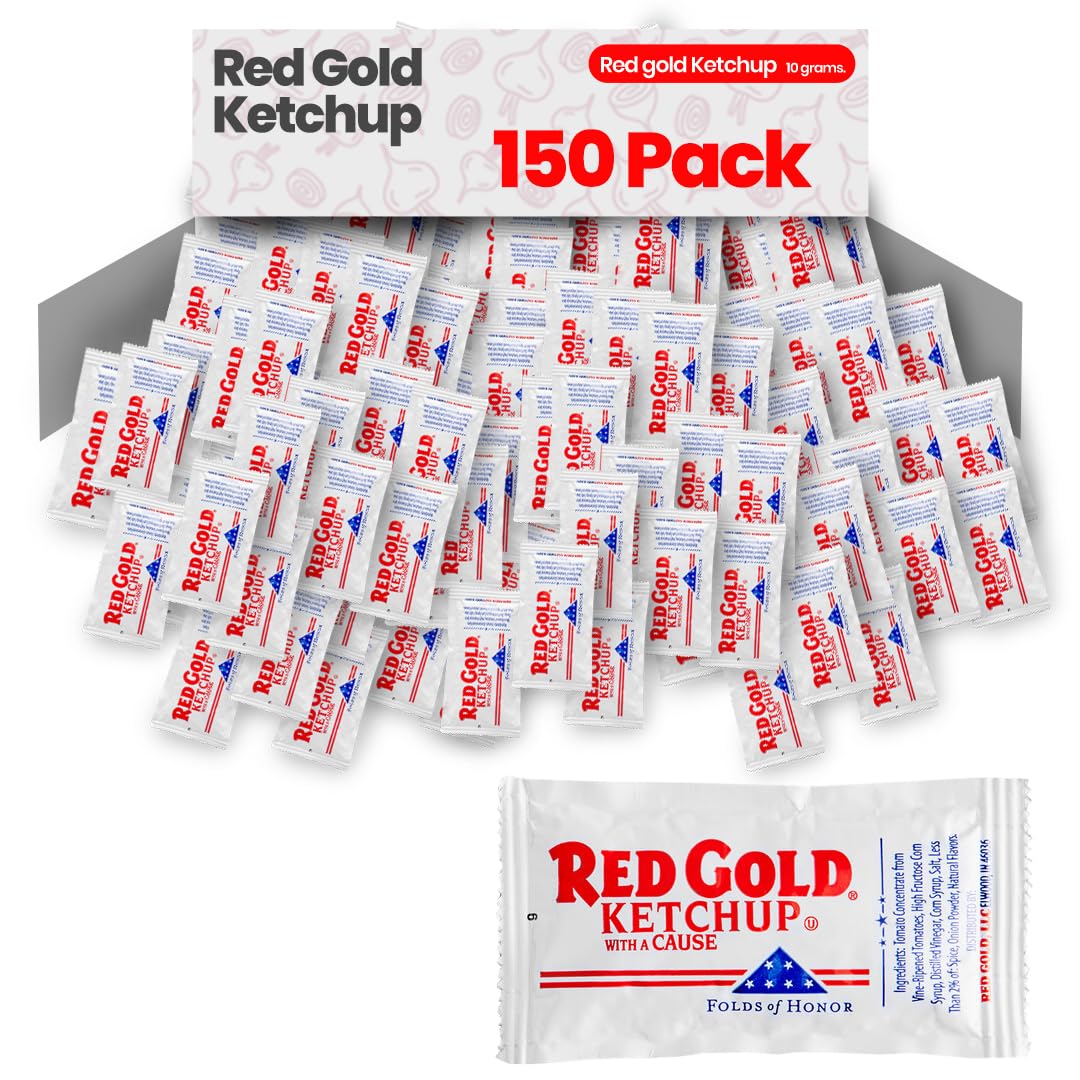 Ketchup Packets - 10g Individual Sachets | Bulk Condiment Packets for Meals, Lunches, Catering, Parties | Multiple Pack Availabl