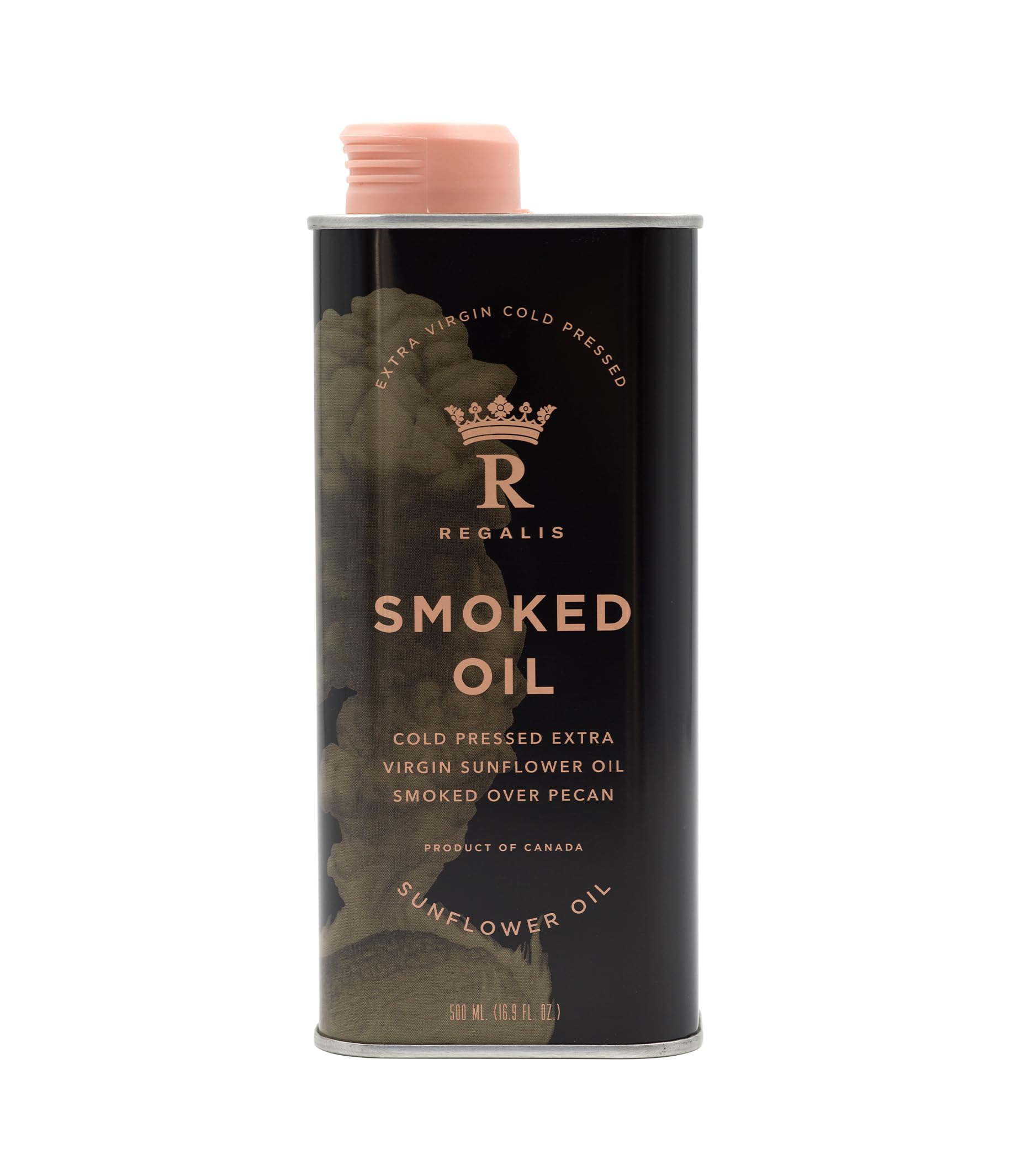 Regalis Foods Cold Pressed Smoked Oil, 500ml, 16.9 Fl Oz, Pack of 1