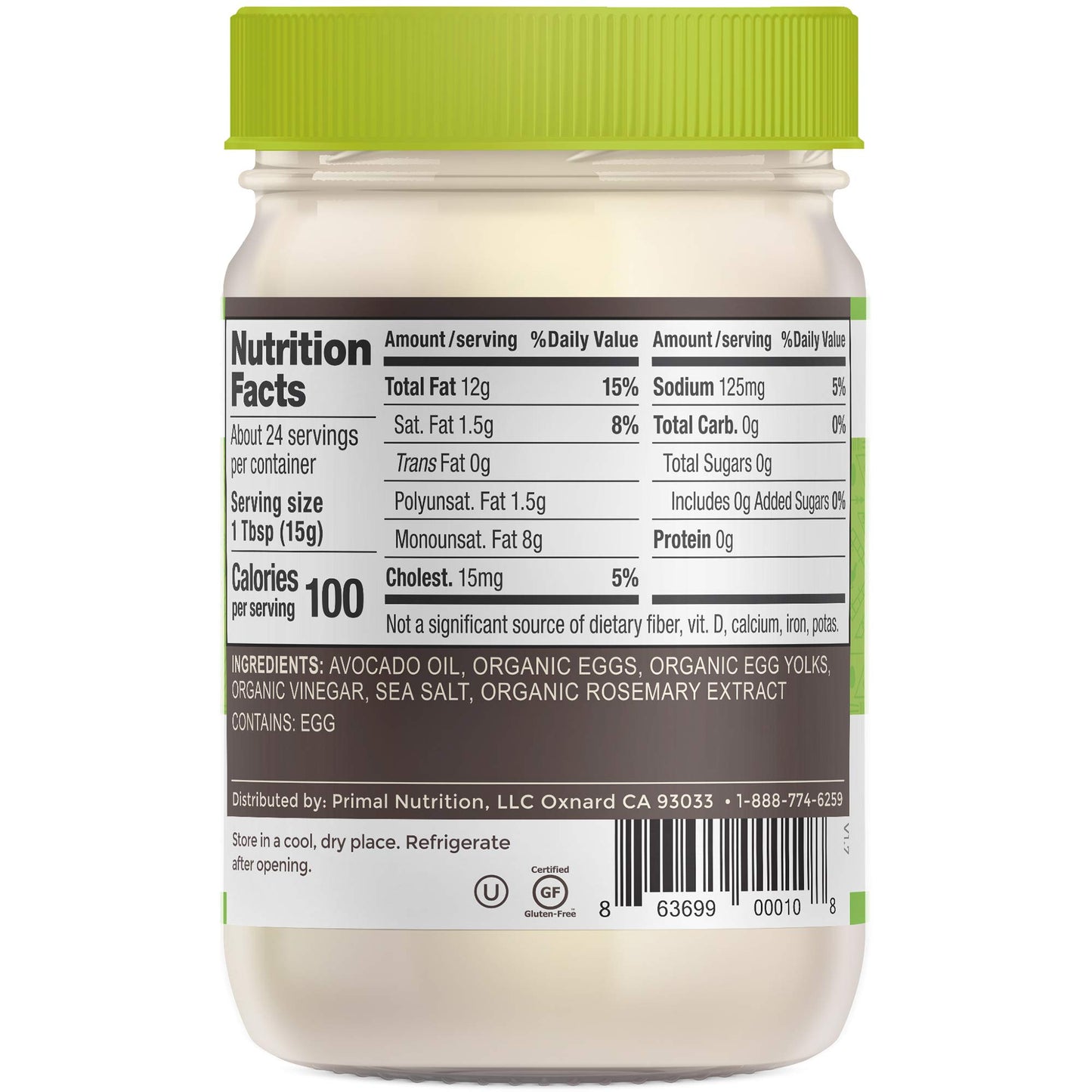 Primal Kitchen Mayo Made With Avocado Oil And Cage-Free Eggs Variety Pack, Original & Pesto, 12 Ounces, Pack Of 2