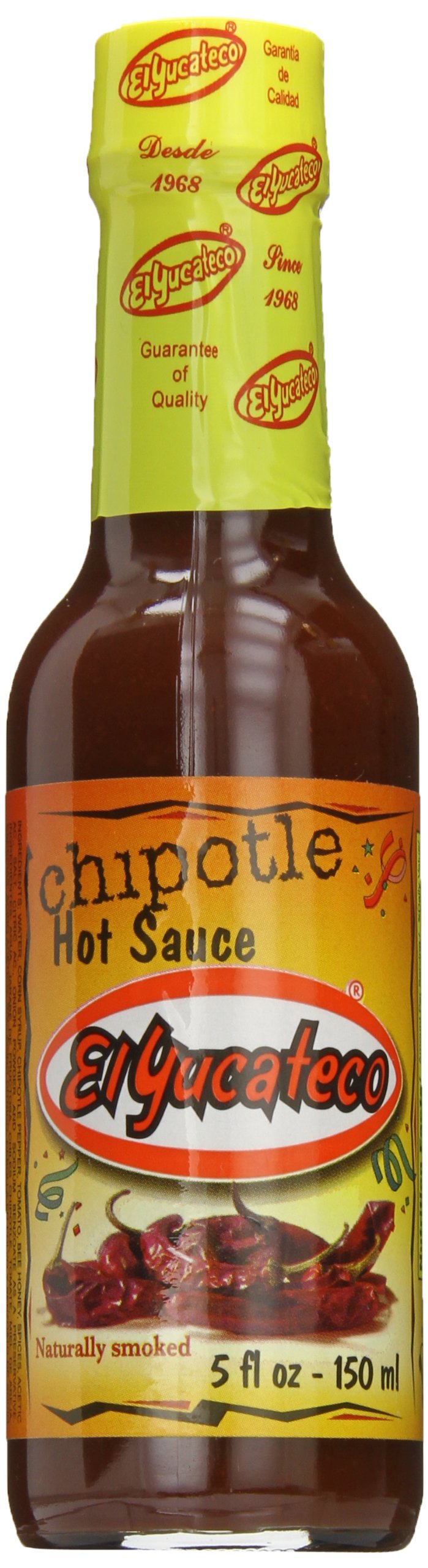 El Yucateco Salsa Chipotle, 5 Fl Oz - Spicy Flavor, Authentic Mexican Sauce, Perfect for Tacos and Dips