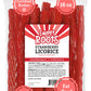 Sweet Roots Strawberry Licorice Twists (16 Oz / 1 Bag) - Jumbo Size - Certified Kosher - Vegan - Fat Free