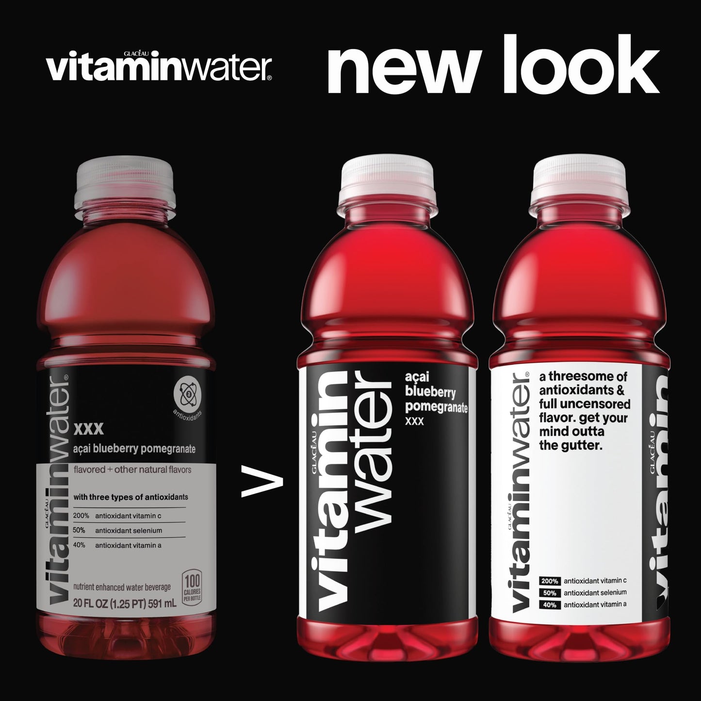 vitaminwater Elevate Blue Raspberry Limeade, 20 fl oz (Pack of 12)