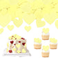 60 PCS Edible Heart Cupcake Toppers Sweet Love Valentine's Day Cake Decorations Edible Heart Cake Toppers for Valentine's Day We