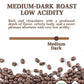 2Lb Subtle Earth Organic Coffee - Medium-Dark Roast - Whole Bean Coffee - 100% Arabica Beans - Low Acidity And Non-Gmo - 2Lb Bag