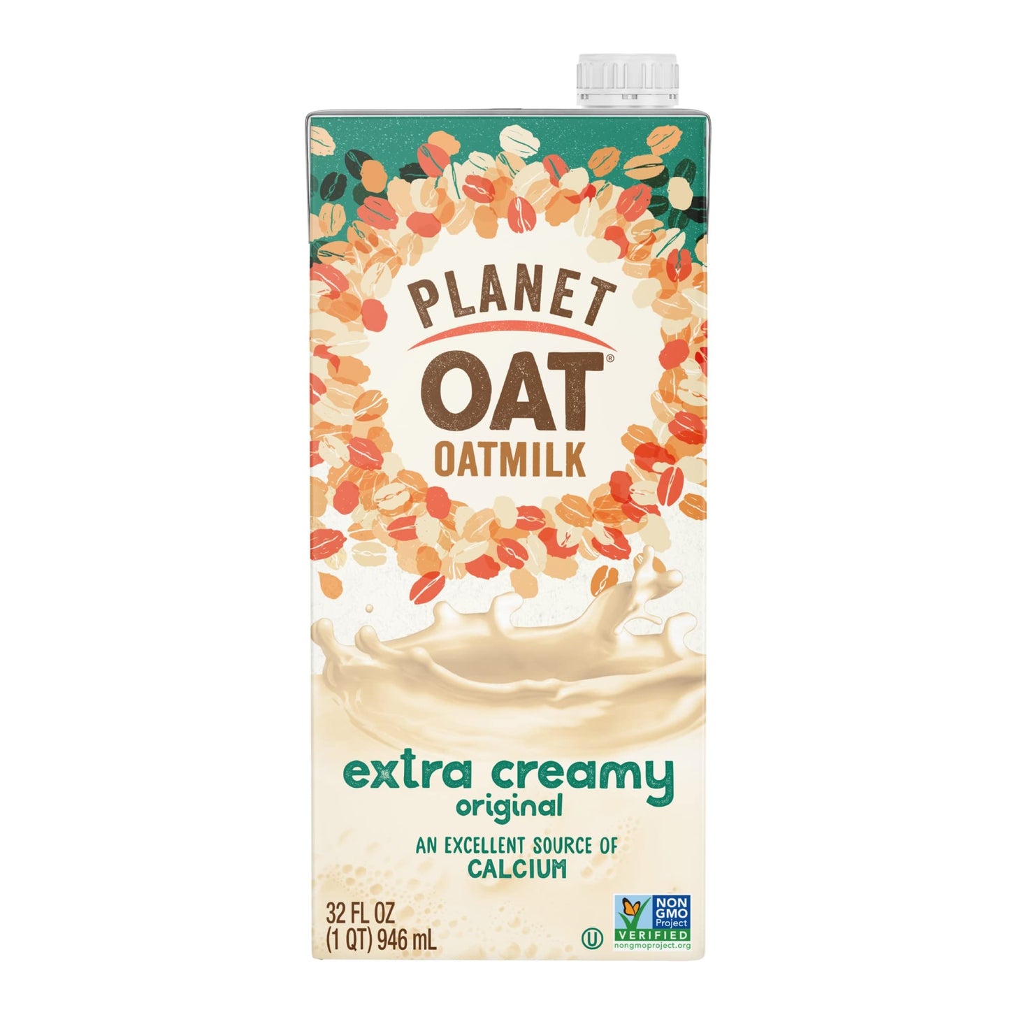 Planet Oat Oatmilk, Extra Creamy, 32 Fl. Oz (Pack of 6)