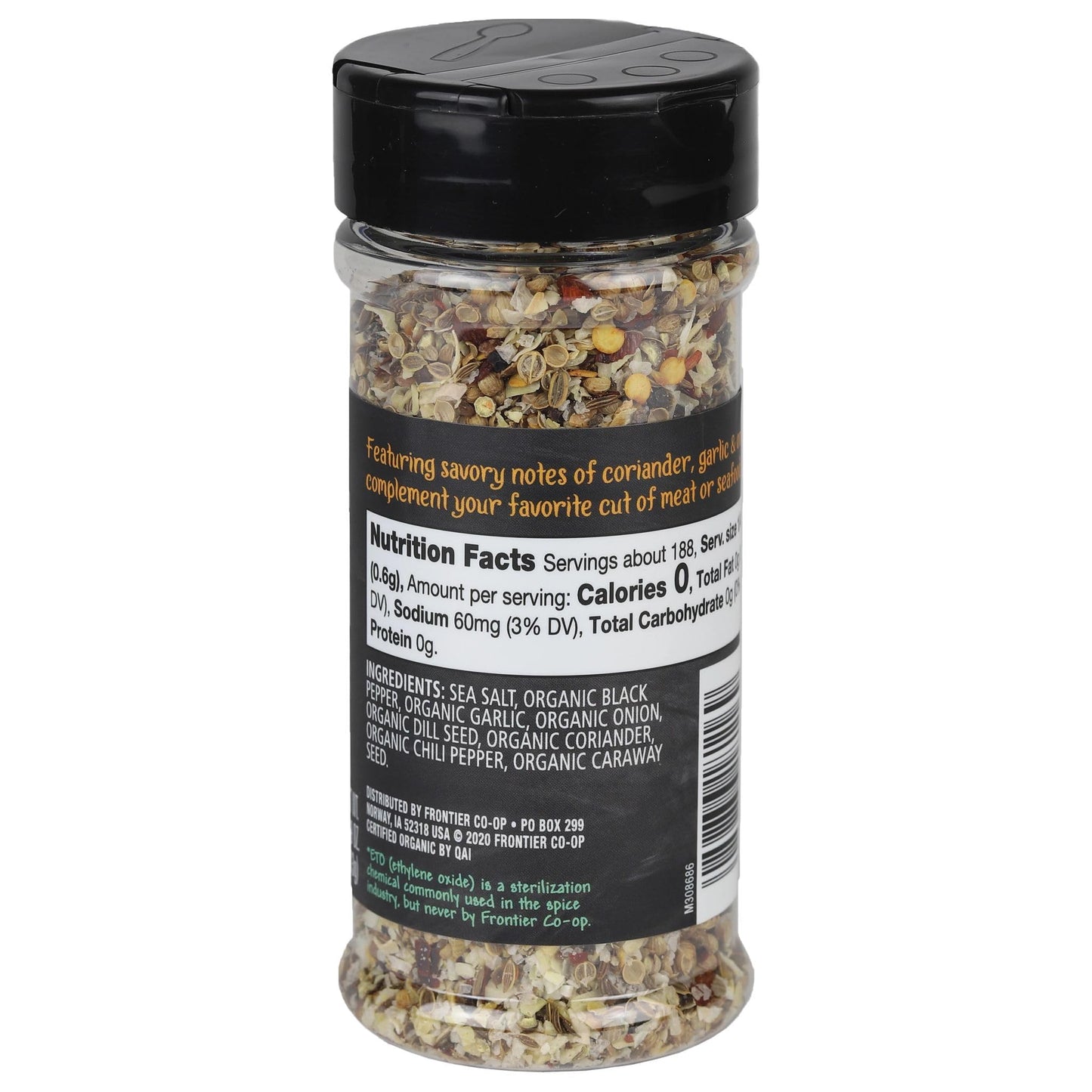 Frontier Prime Cuts Savory Pepper, Organic, 3.99 Ounce