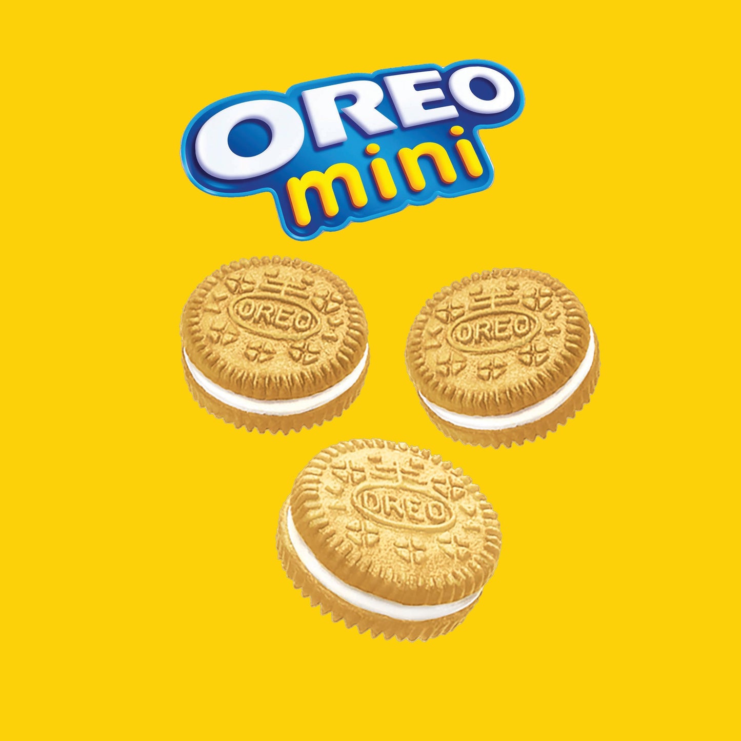 Oreo Nabisco Golden Mini Sandwich Cookies, 3 Ounce -- 12 Per Case.