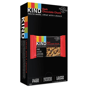 KIND Healthy Grains Bar, Dark Chocolate Chunk, 1.2 Oz, 12/box