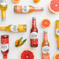 Citrus House Organic Sparkling Juice  Variety Pack  Modern Italian Soda  No Added Sugar  No Preservatives  9.3 Fl Oz Glass Bottle (Pack of 12)