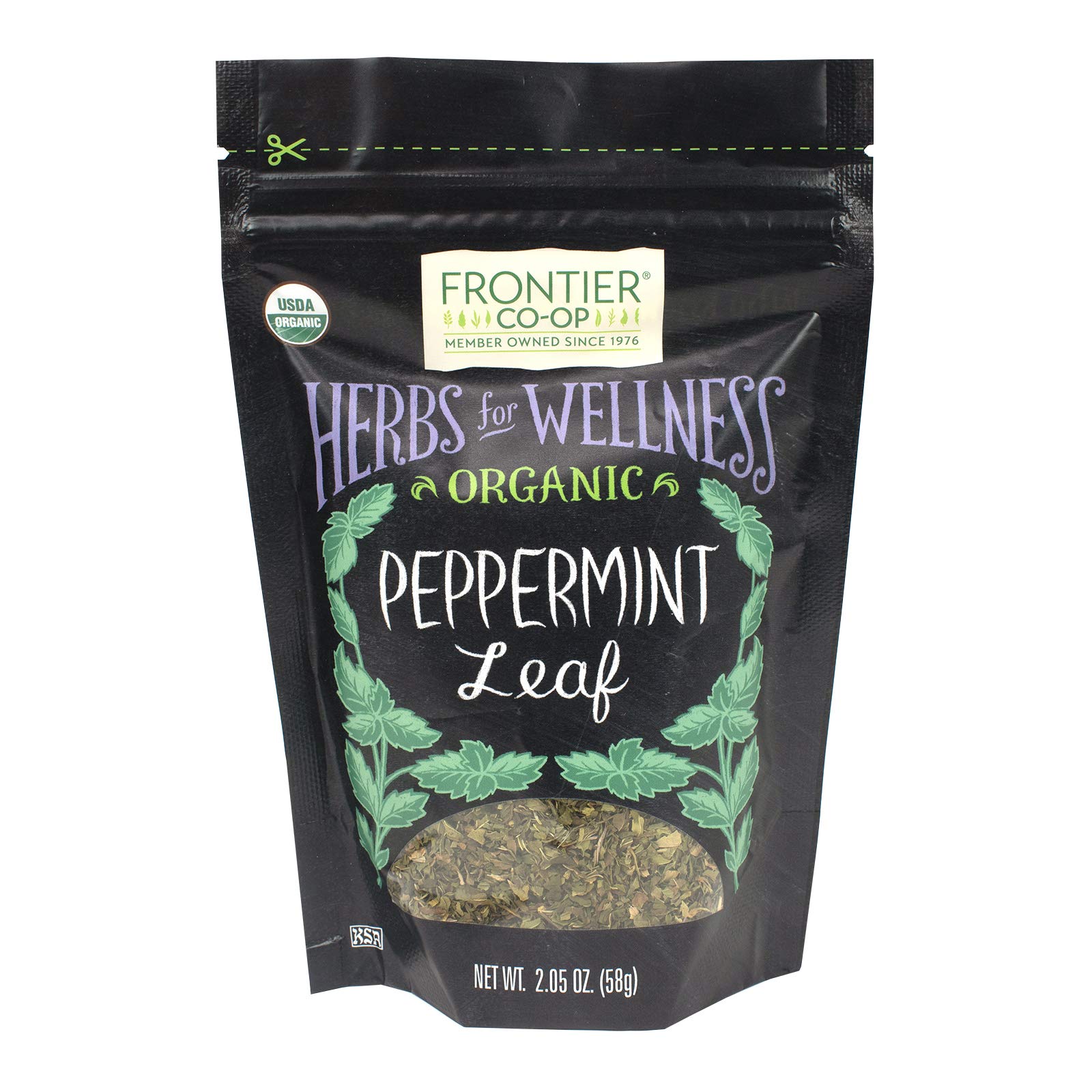 Frontier Co-Op Organic Cut And Sifted Peppermint Leaf 2.05Oz