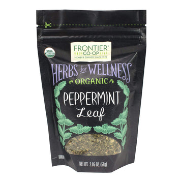 Frontier Co-Op Organic Cut And Sifted Peppermint Leaf 2.05Oz
