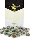 SweetGourmet Chocolate Mint Starlight | Clear Wrap Bulk Hard Candy | 1 Pound