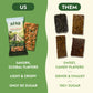 Afar Savory Protein Bars - Low Sugar, High Protein, Vegan, Gluten Free, Meal Replacement - 8 Bars (Mexican Chili Lime)