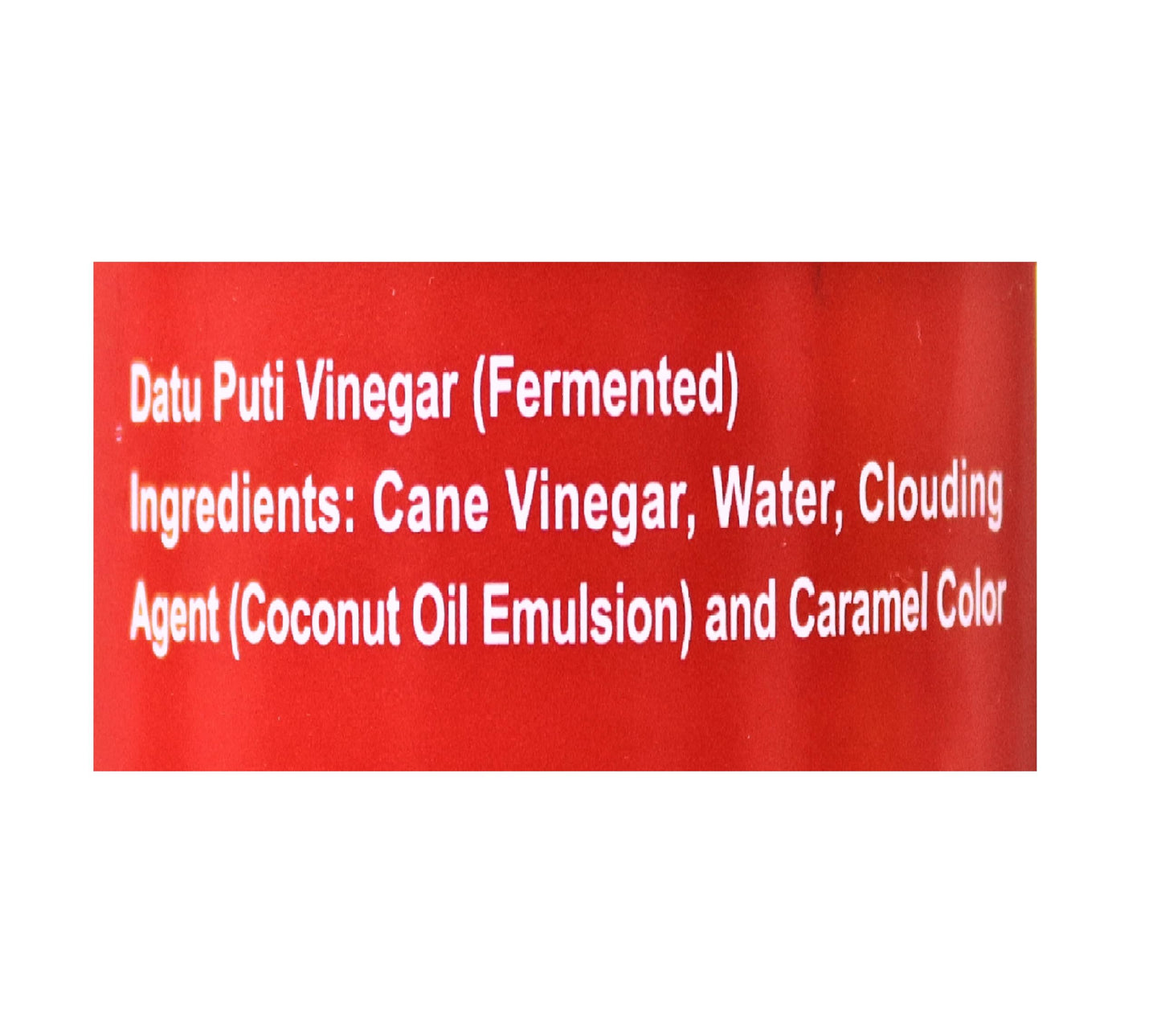 Datu Puti Cane Vinegar (Sukang Maasim)- 33.81 Fl. Oz.