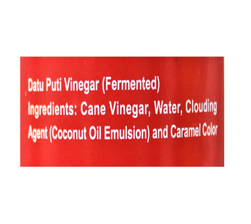 Datu Puti Cane Vinegar (Sukang Maasim)- 33.81 Fl. Oz.