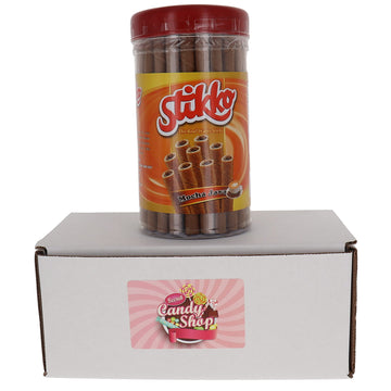 Stikko Wafer Sticks Rolled Wafers In Jar (Mocha Java)