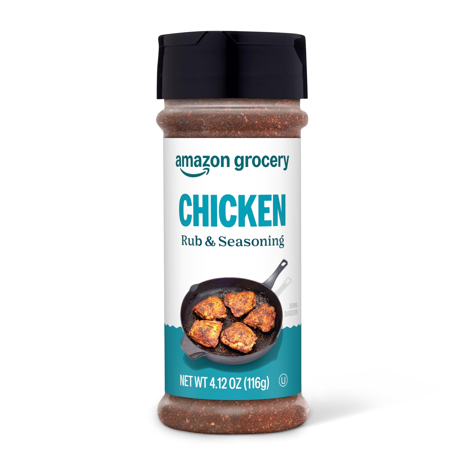 Amazon Grocery Chicken Rub & Seasoning, 4.12 Oz, 4.5 Pound (Pack of 1)