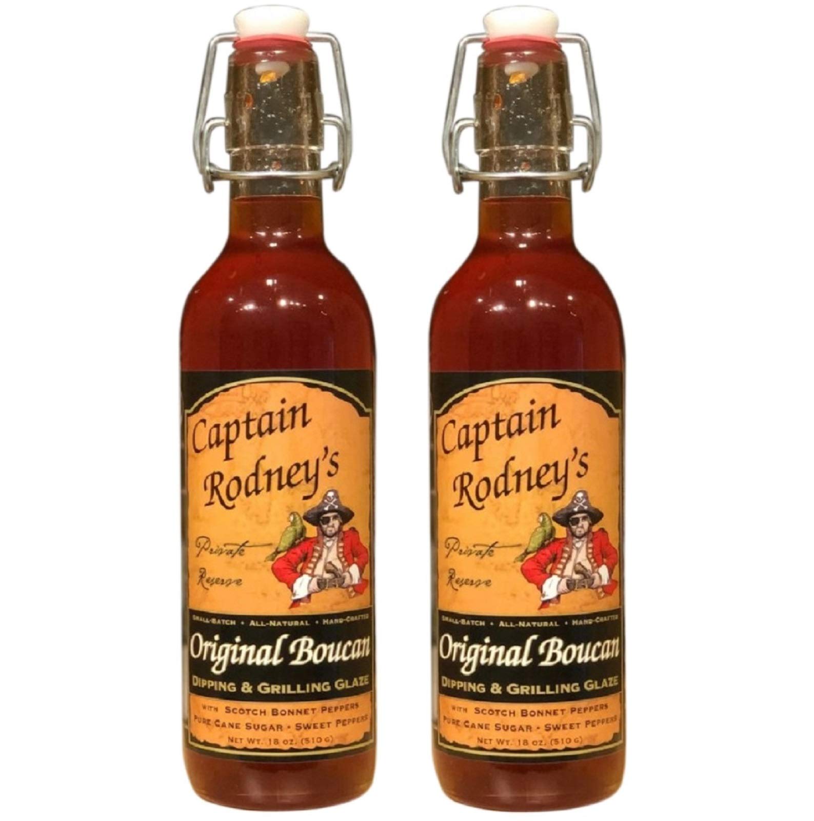 Captain Rodney'S Boucan Pepper Glaze 18 Oz (2 Pack)