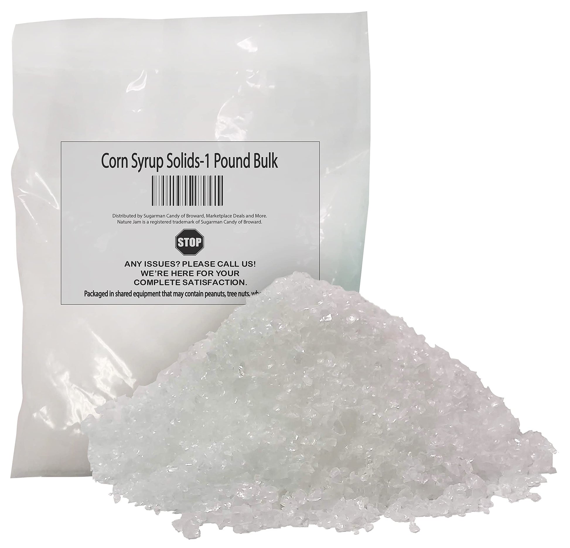 Corn Syrup Solids-1 Pound Bulk-Anti-Caking Agent & Stabilizing Ingredient In The Baking Industry - Coarse Powdered