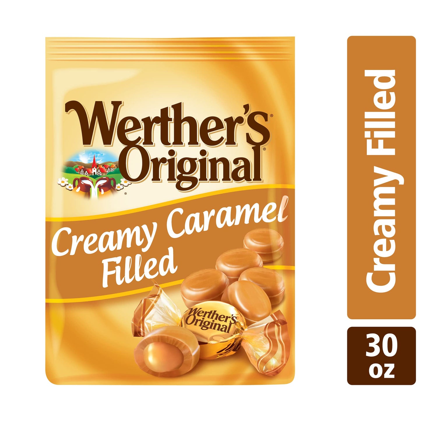 Werthers Original Creamy Caramel Filled Candy, 30 Oz Bag