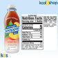 Snapple Zero Sugar Peach All Natural Iced Tea 16 Fl Oz Plastic Bottles 16 Pack + 15 Sugarcane Disposable Straws By Kool8Shop Inf