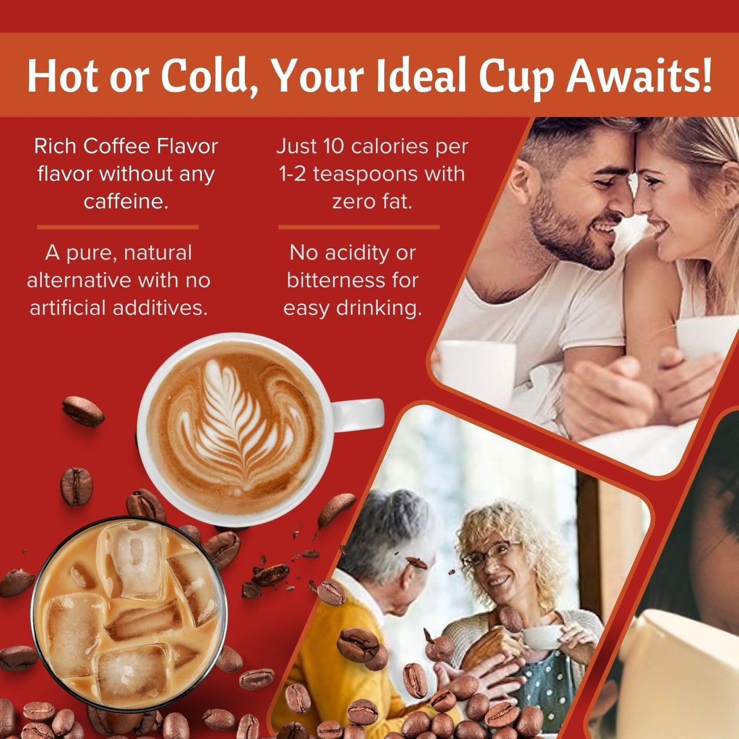Postum Coffee Substitute Variety Bundle (3x8oz) | Original, Cocoa & Natural Caffeine-Free Vegan Drink | Non-GMO, Roasted Wheat & Molasses
