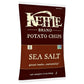 Kettle Brand Potato Chips, Sea Salt, 13 Ounce Party Size, Pack of 10