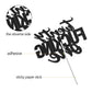 Twenty One Black Glitter Cake Toppers 21 Years Old 21St Birthday Party Decorations Supplies