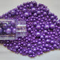 Eastron Edible Purple Pearl Sugar Sprinkles Candy Mixing Size Baking Cake Decorations Cupcake Toppers Cookie Decorating Celebrat