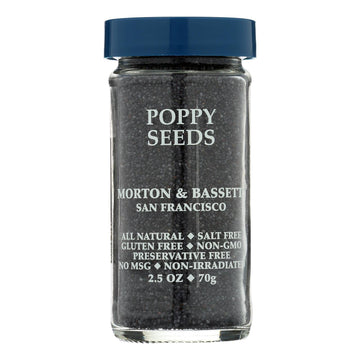 Morton & Bassett Poppy Seed, 2.5-Ounce Jars, Pack of 3, Model 00162914417
