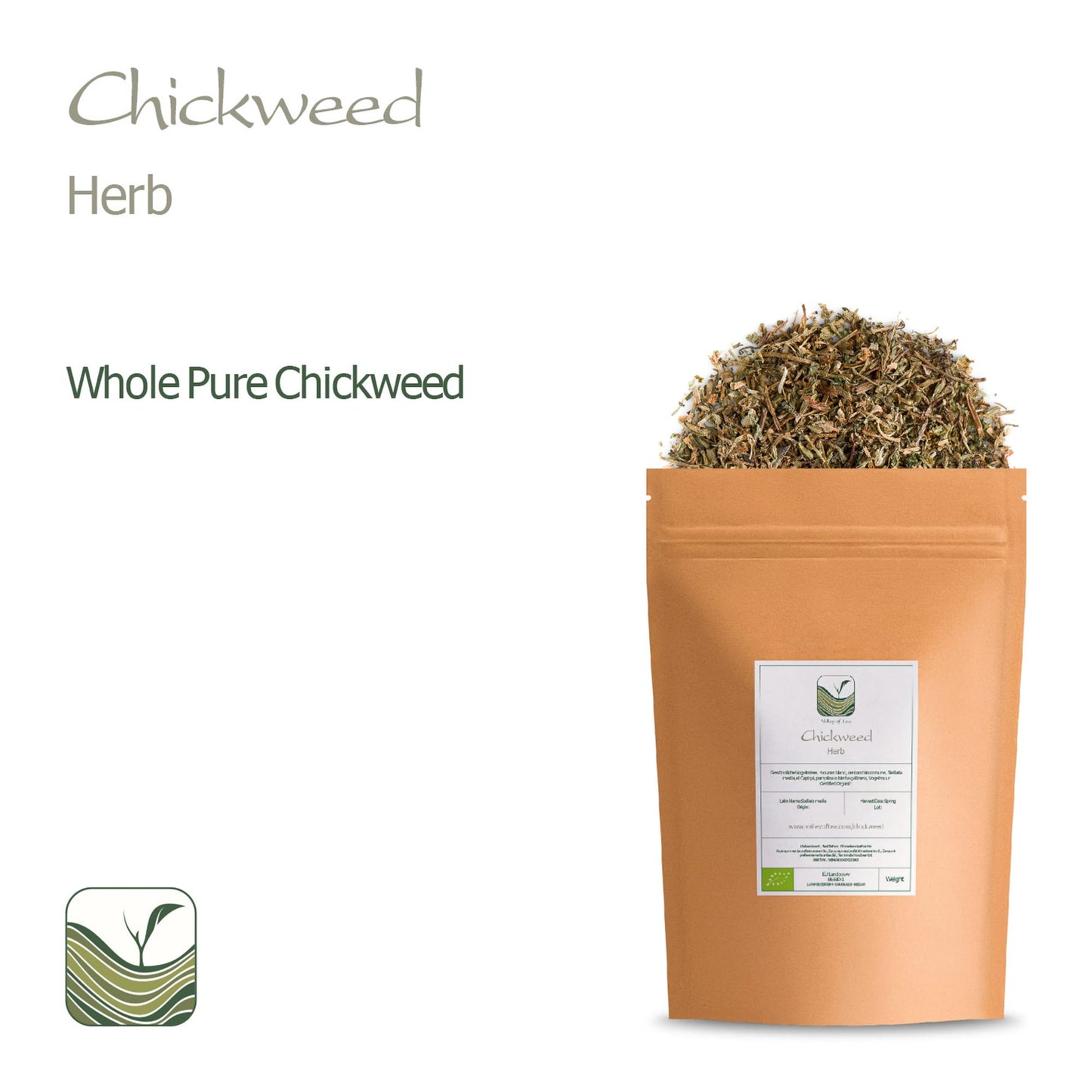 Valley of Tea Chick  Tea Herb - Stellaria Media - 50g (1.76 Ounce)