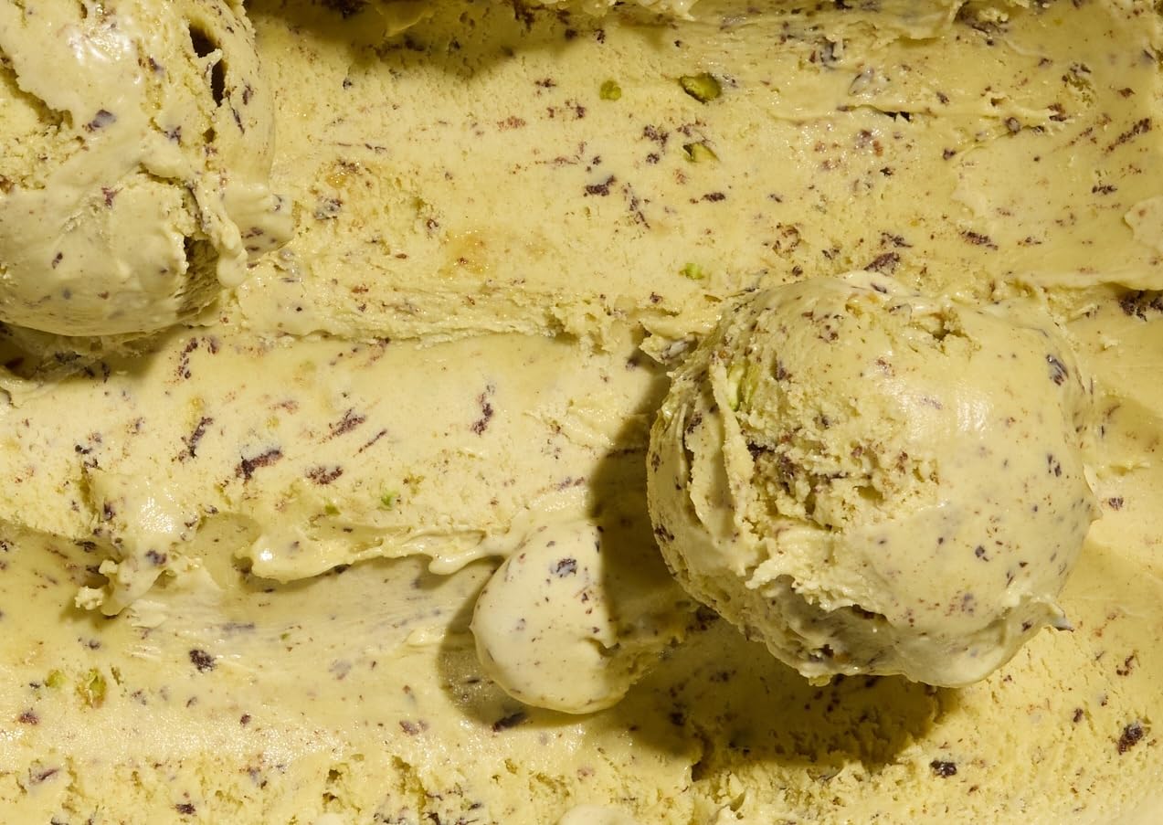 Alecs Pistachio Crunch Organic Ice Cream - Grassfed, Regenerative A2 Dairy, 14 oz