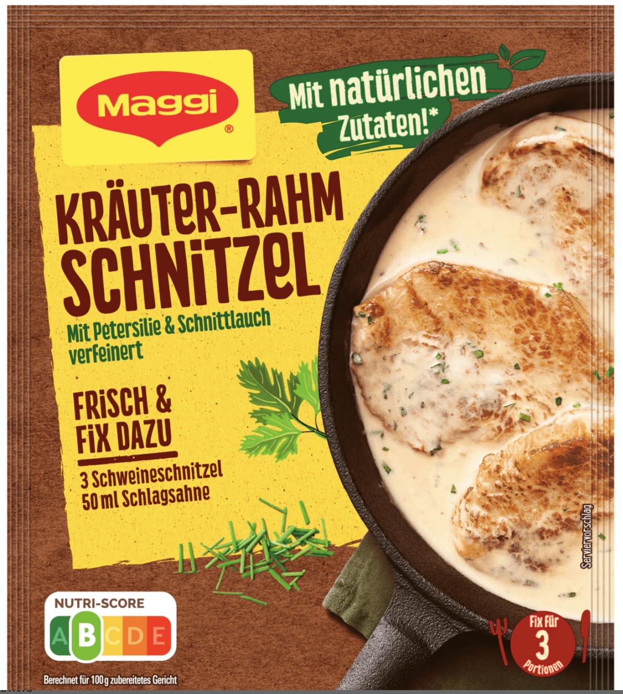 Maggi Fix Kruter-Rahm Schnitzel