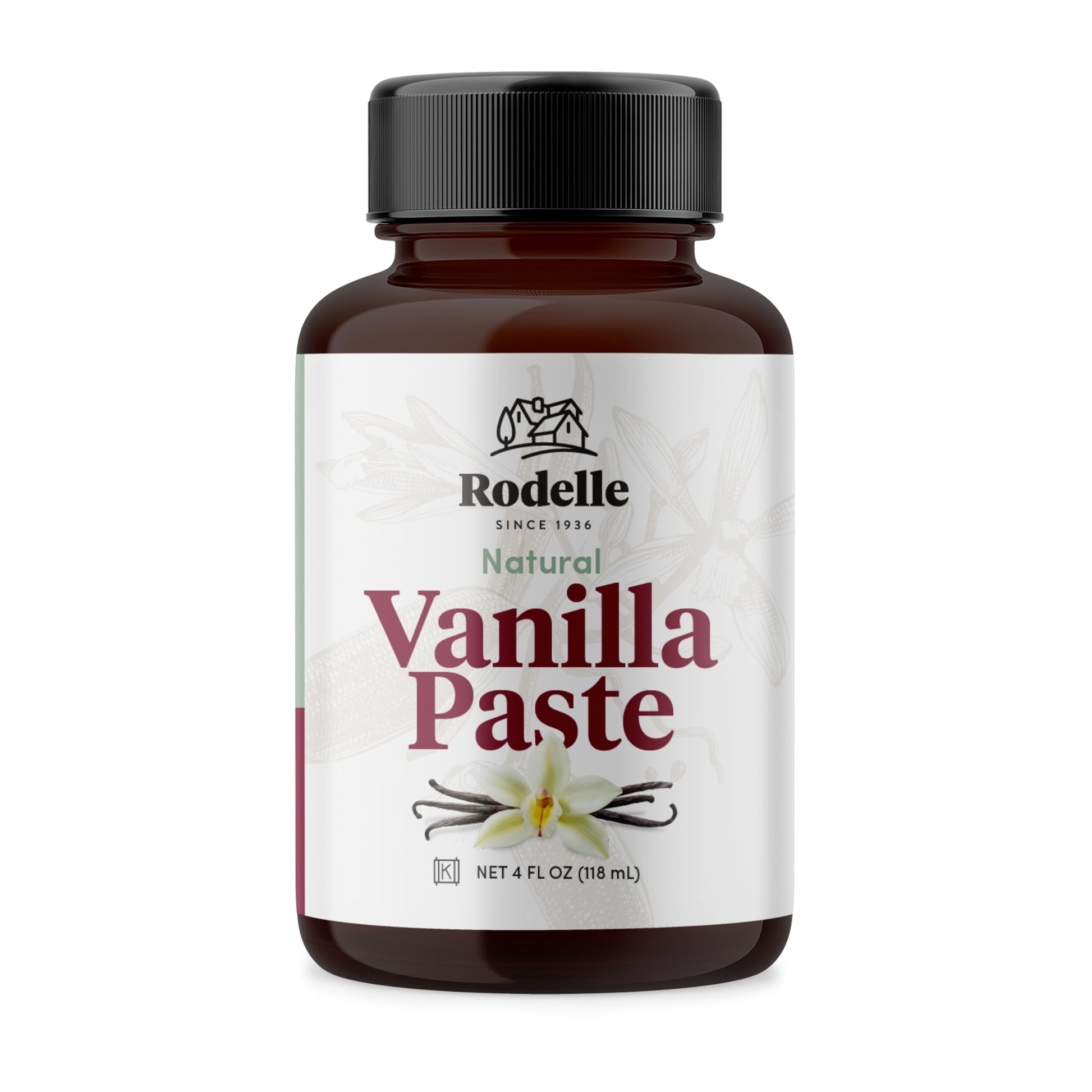 Rodelle Paste, Vanilla, 4 Fl Oz (Pack Of 1)