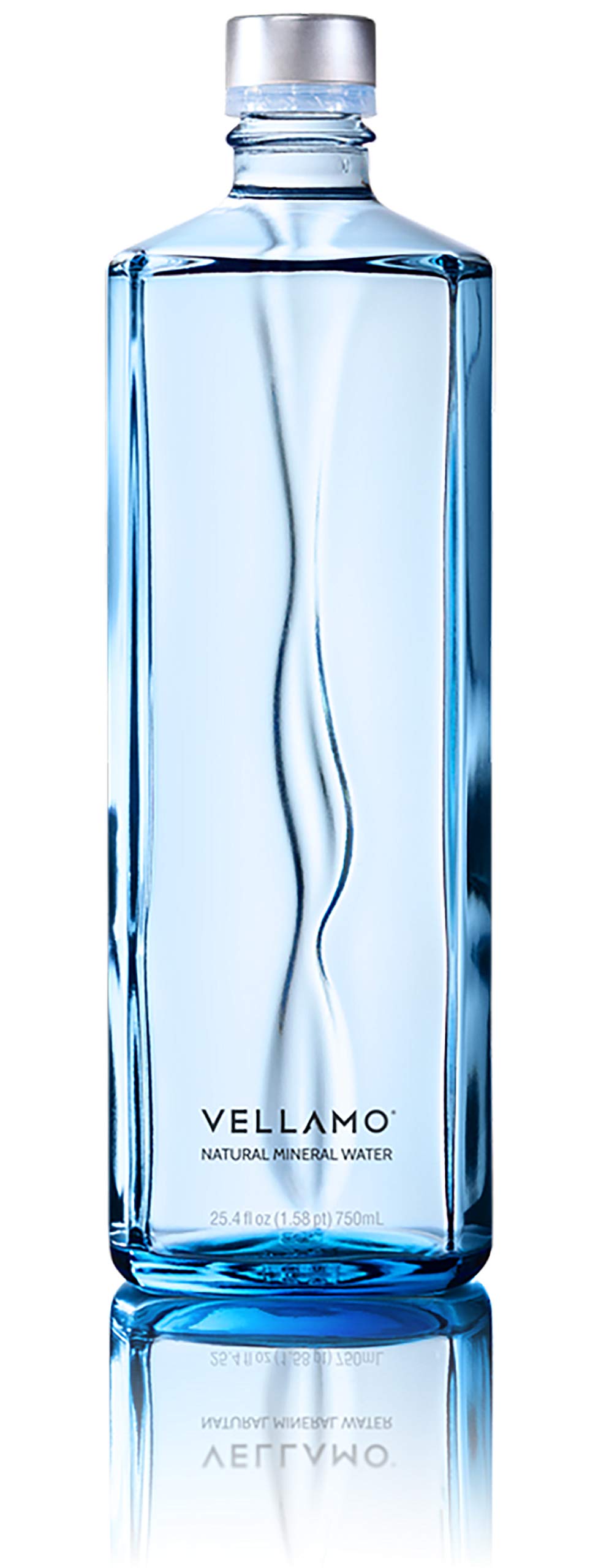Vellamo Natural Mineral Water - 750 ml (Pack of 12 Glass Bottles)
