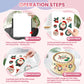 Derzio Edible Frosting Sheets for Cakes, 25 pcs, A4 Size, Paper