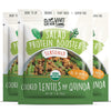 Beanvivo 3-Pack Salad Protein Booster - Organic Lentils & Quinoa, Fully Cooked And Seasoned, Delivering A Burst Of Taste And 10G
